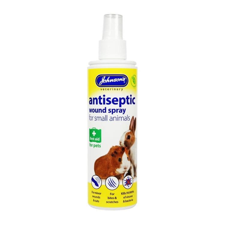 Buy Johnson's Antiseptic Wound Spray for Small Animals 200ml from £7.49
