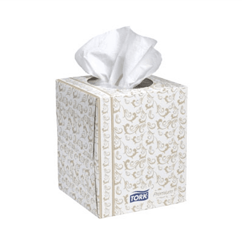 SCA Tissue TF6910 Tork Premium Facial Tissue - Cube Box - 8.2"x7.9" - 2 ...