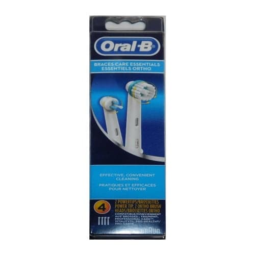 Oral B Braces Care Essentials Brushheads Refill Kit