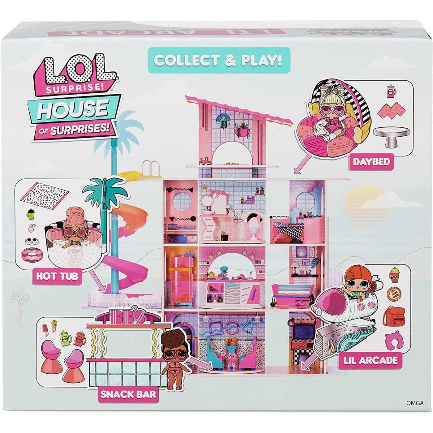 MGA Entertainment LOL Surprise OMG House Of Surprises Lil Arcade ...