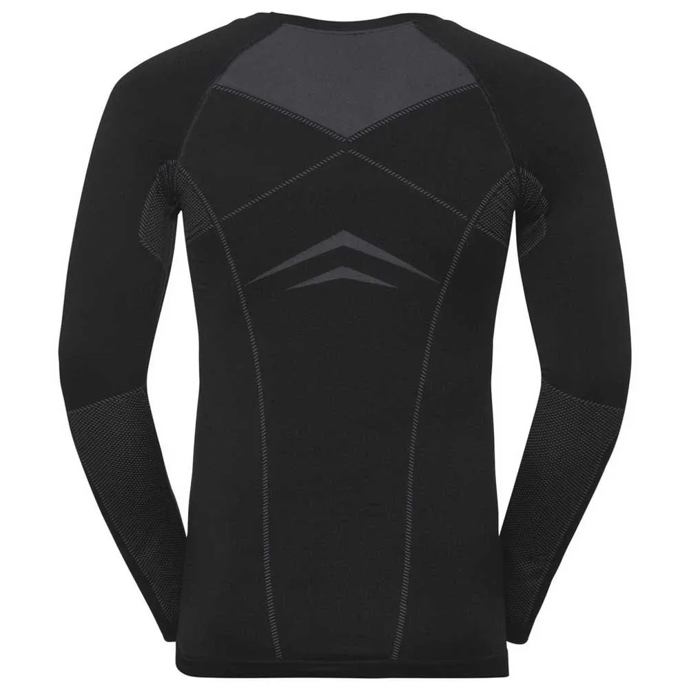 Odlo Performance Evolution Warm Long Sleeve Base Layer Black| Motardinn