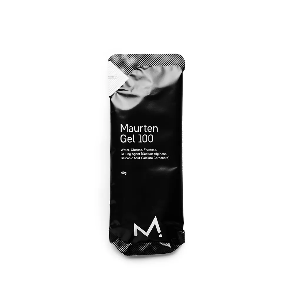 Maurten GEL 100 40g Neutral Flavour Energy Gels Box 12 Units Black ...