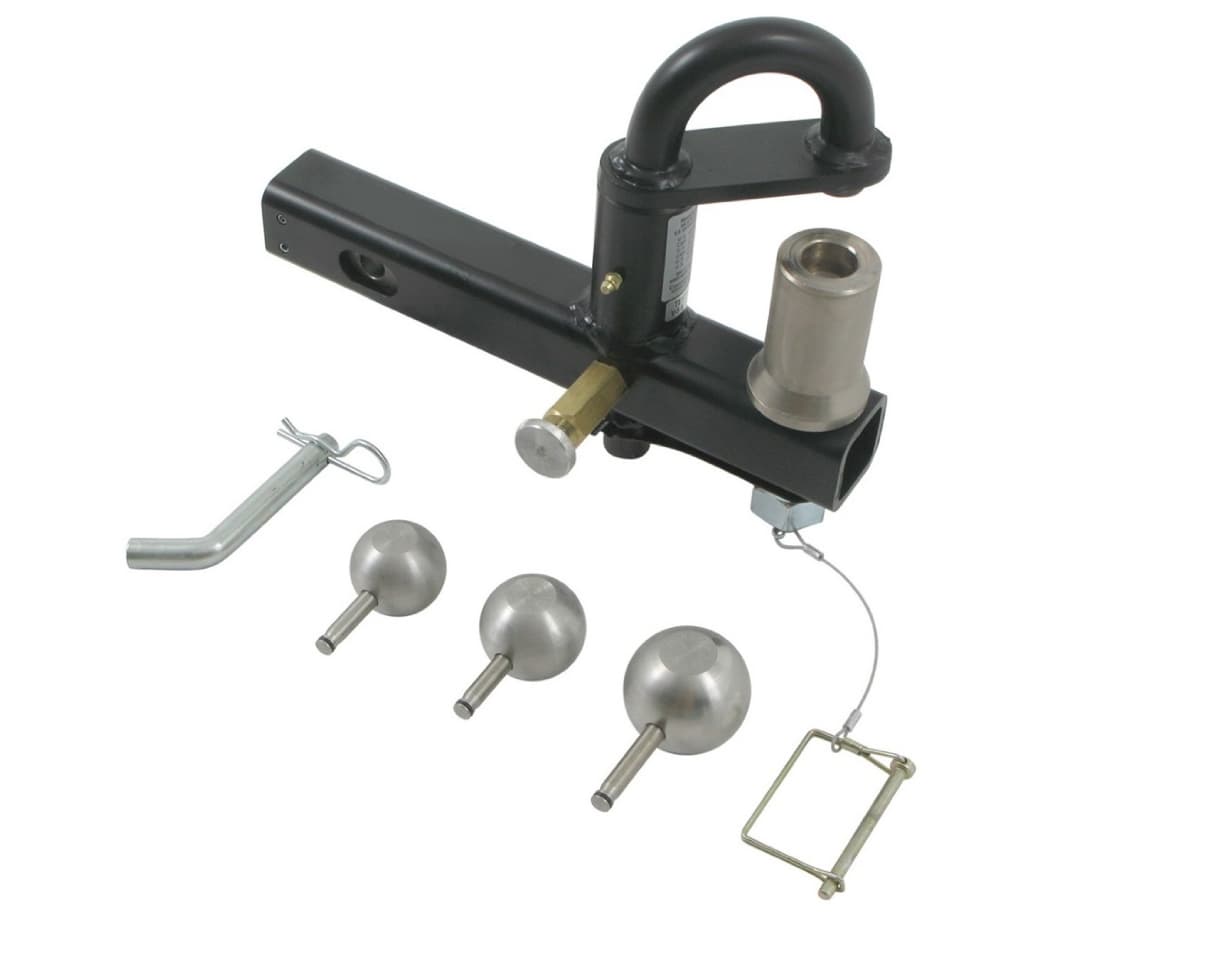 Convert-A-Ball - 50mm Receiver Pintle Hook & 3x Towball Combo- Tow ...