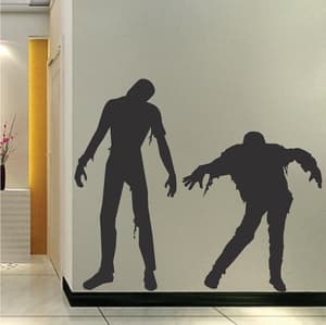 Halloween Zombie Decal Mural - Halloween Zombie Decals - Zombie ...