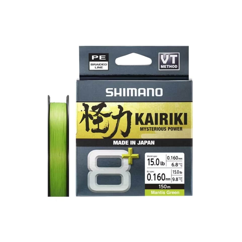 Shimano Kairiki Braid 8+ 150m - Veals Mail Order