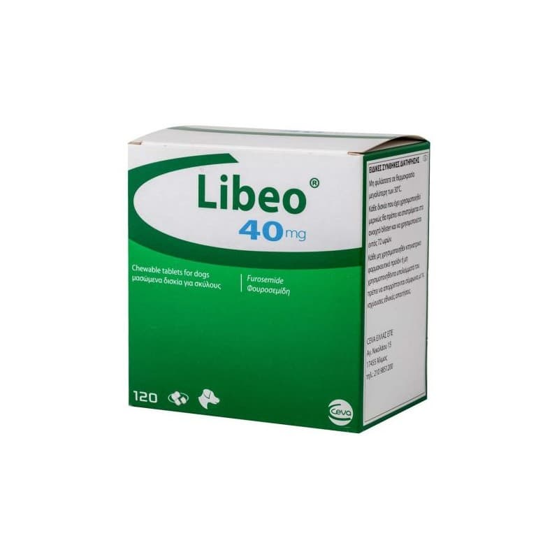Libeo Chewable Tablets for Dogs | 10mg and 40mg Furosemide Diuretic
