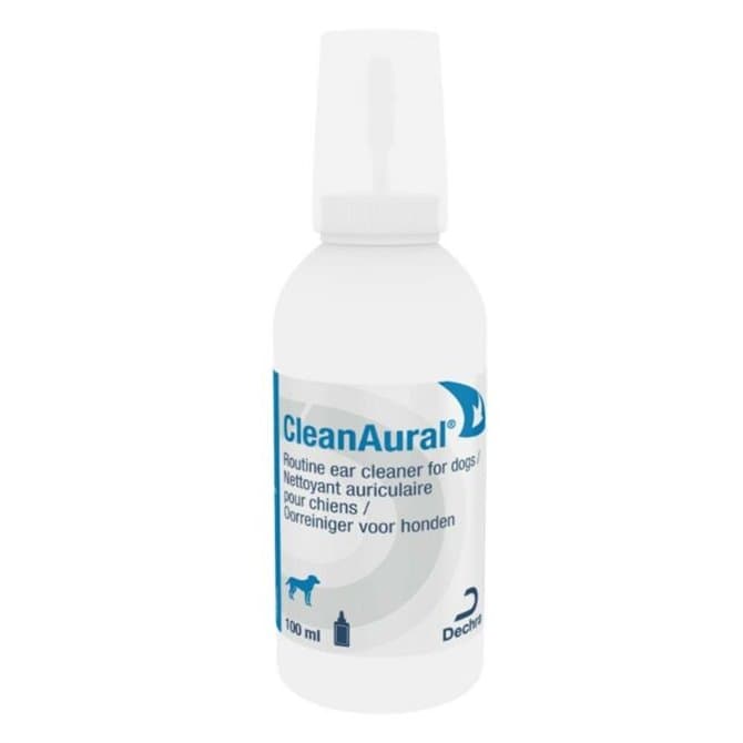 CleanAural Ear Cleaner for Dogs - 100ml Clean Aural - UK Cheaper Pet ...
