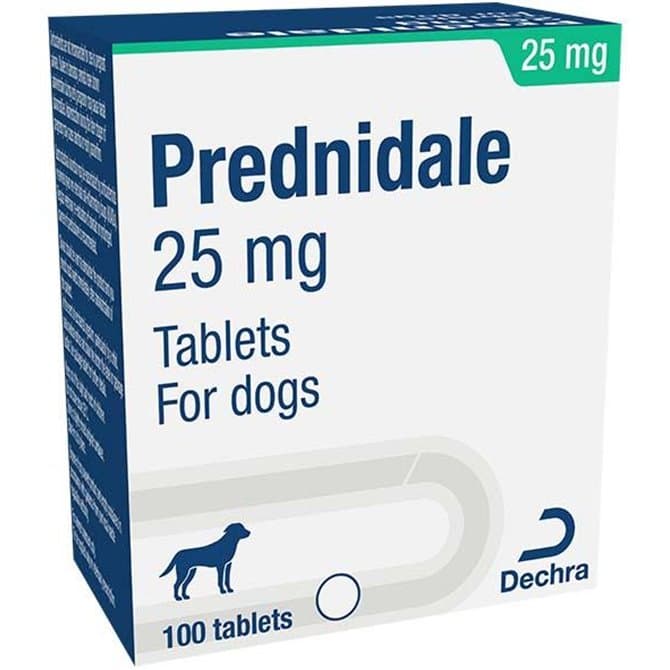 Prednidale 25mg Prednisolone for Dogs - Allergy & Inflammation