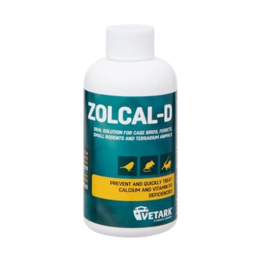 Zolcal-D Vitamin D3 & Calcium Supplement Liquid for Birds, Terrarium ...