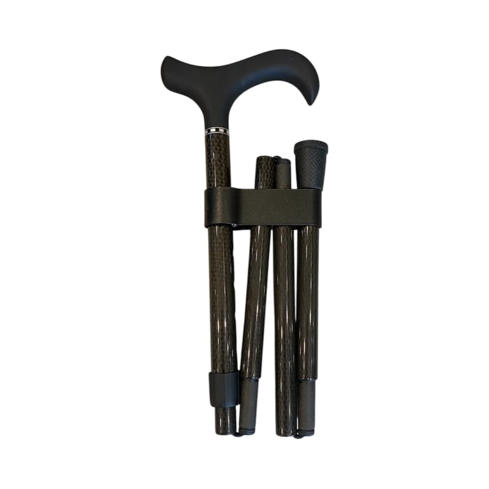 CARBON FIBRE FOLDING STICK - BLACK DIAMOND (6009) - The Walking Stick ...