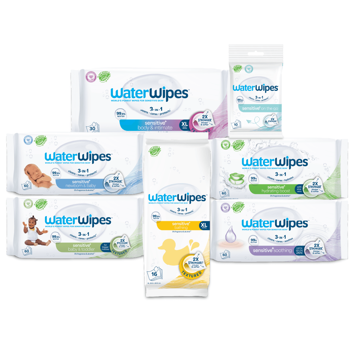 WaterWipes® Sensitive Original Baby Wipes | WaterWipes