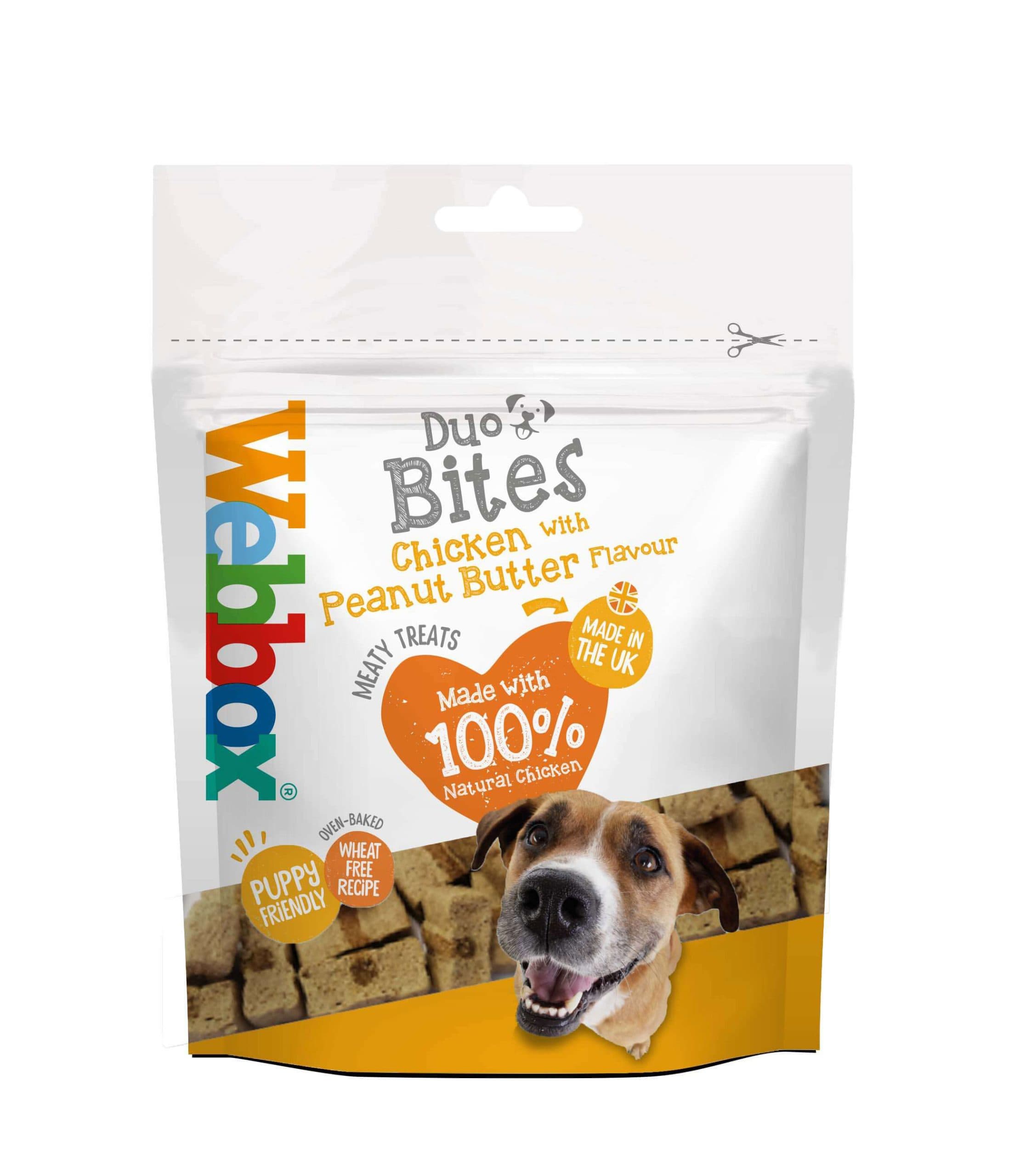 Webbox Duo Bites Chicken and Peanut Butter Dog Treats - Webbox