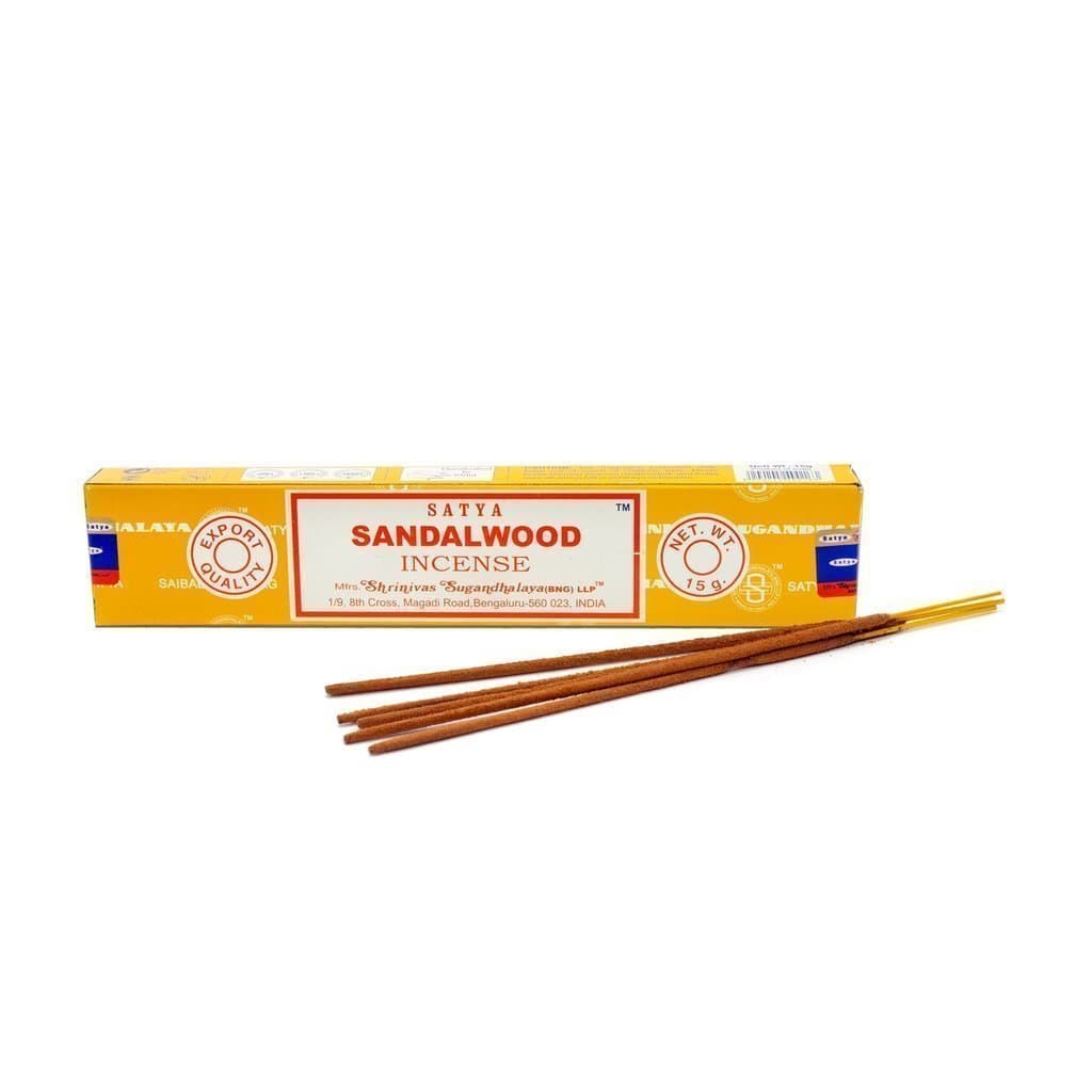Satya Nag Champa Sandalwood Incense 15g - Wellbeing Bristol