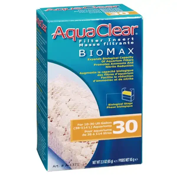 BioMax Ceramic Media Biological Filter Insert for AquaClear 30 Power ...