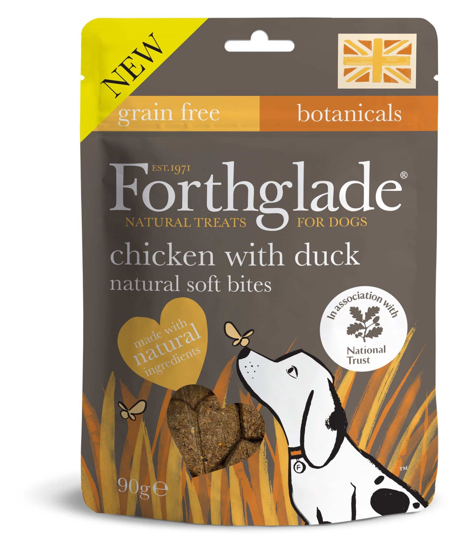Forthglade FORTHGLADE Soft Bite Grain Free Chicken and Duck Treats 90g ...