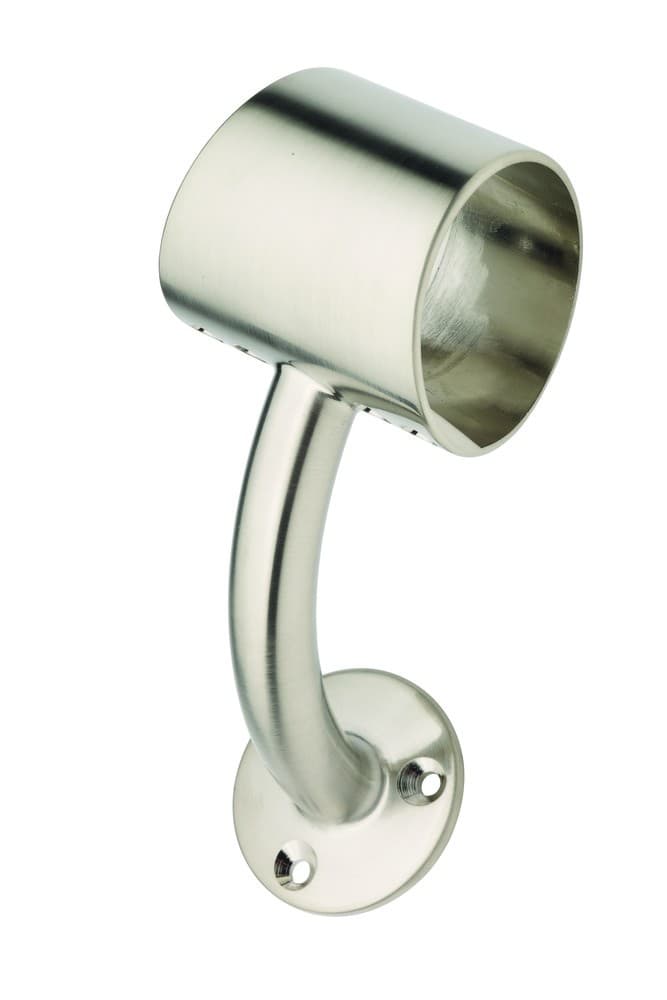 Richard Burbidge Fusion Brushed Nickel Wall Mounted Handrail Bracket ...