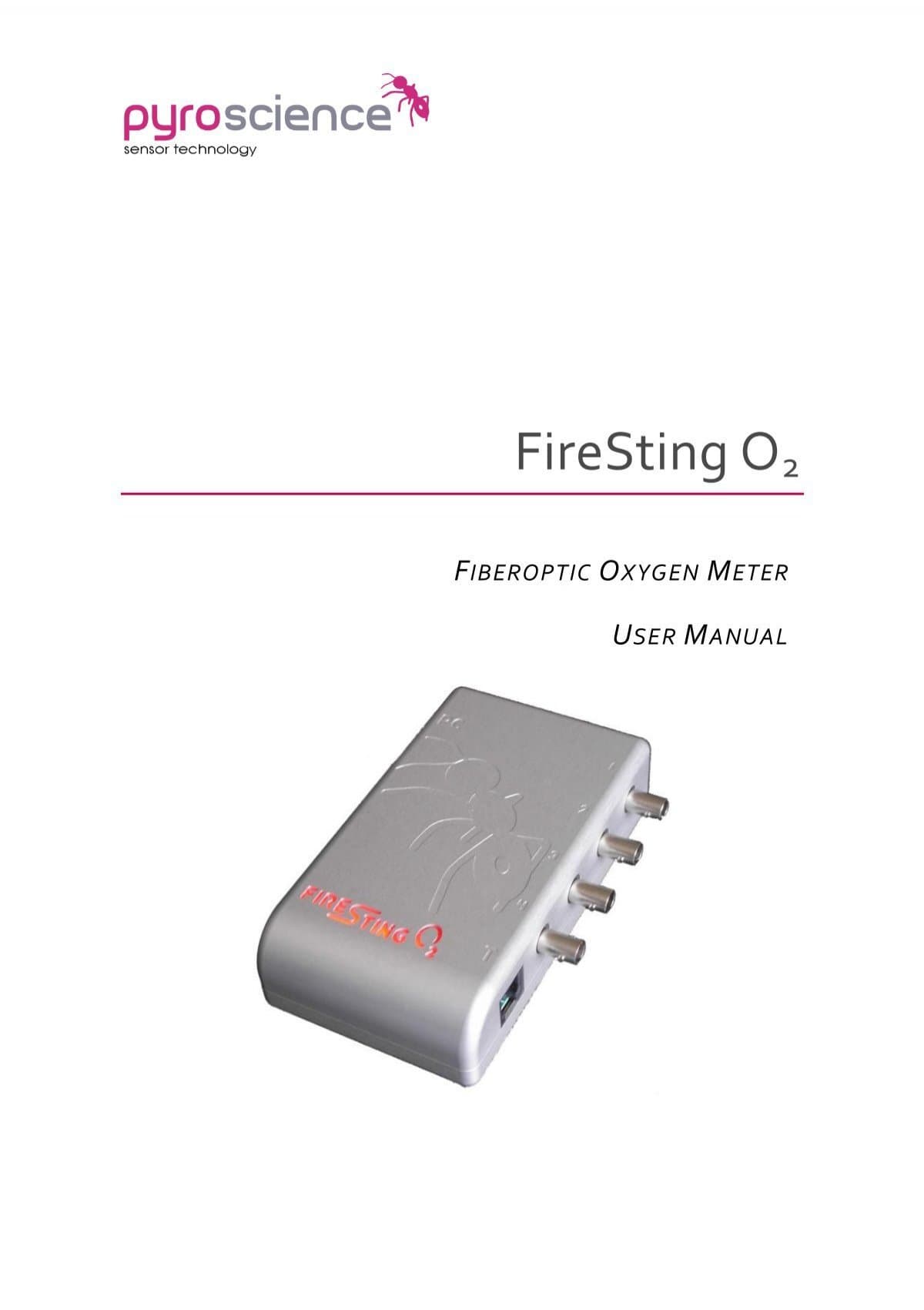 Pyro Science FireSting-O2 Fiber-Optic Oxygen Meter