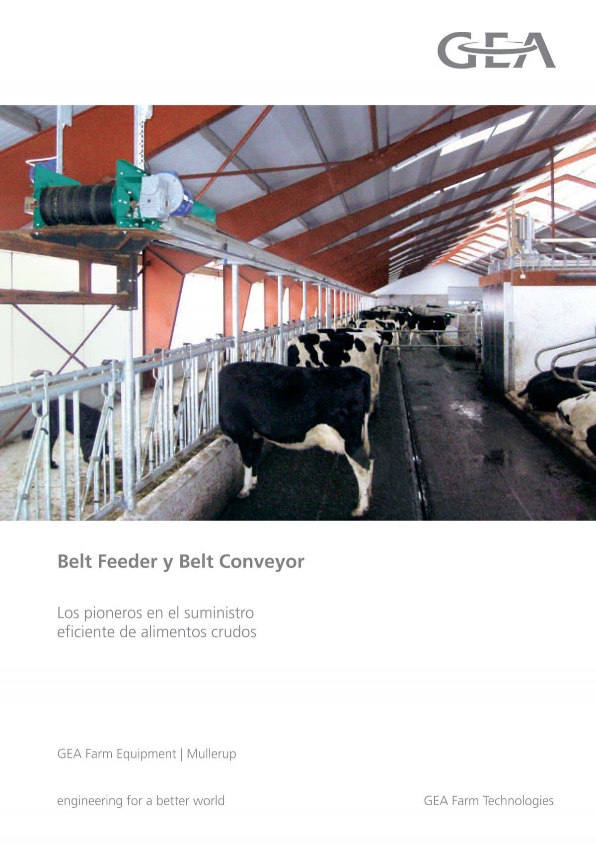 GEA Houle Manure Belt Conveyor System